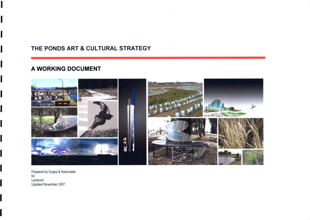 The Ponds Art &amp; Cultural Strategy