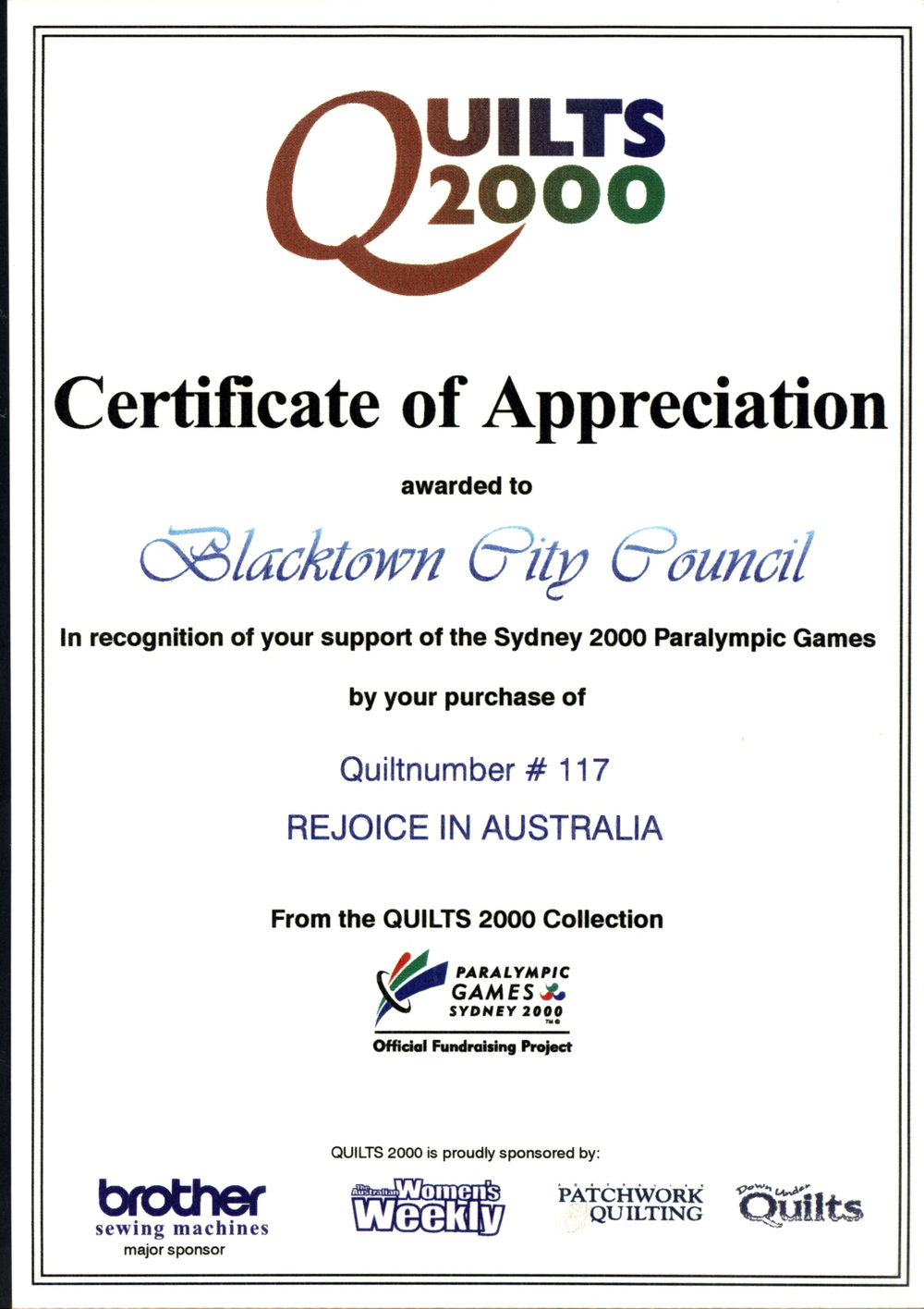 Quilts 2000