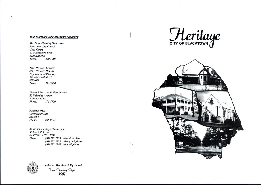 Heritage City Of Blacktown 