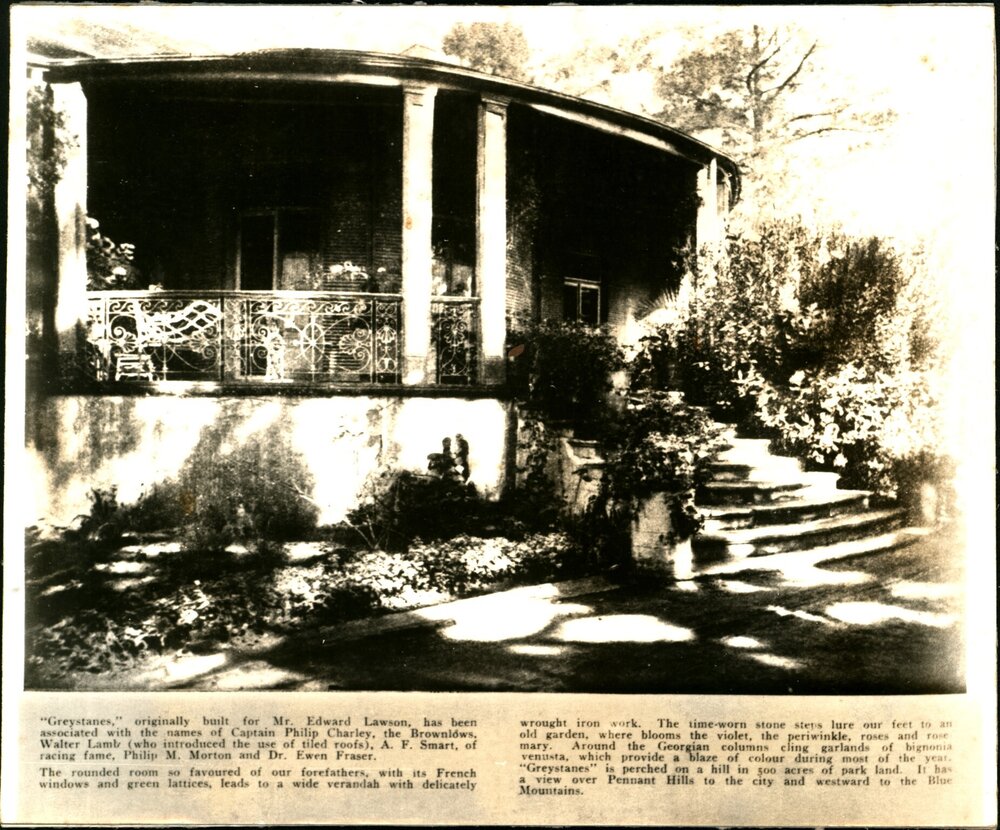 Grey Stanes House entrance, Prospect
