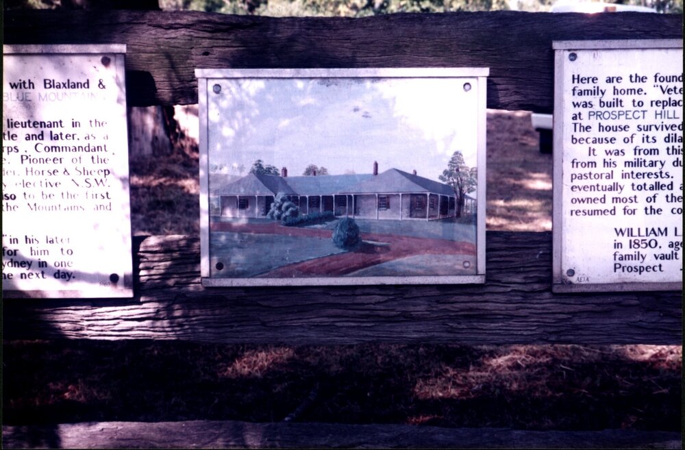 Veteran Hall plaque, Prospect Reservoir