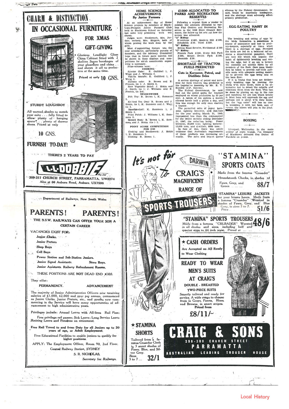 The Blacktown Advocate, 15 Dec 1948