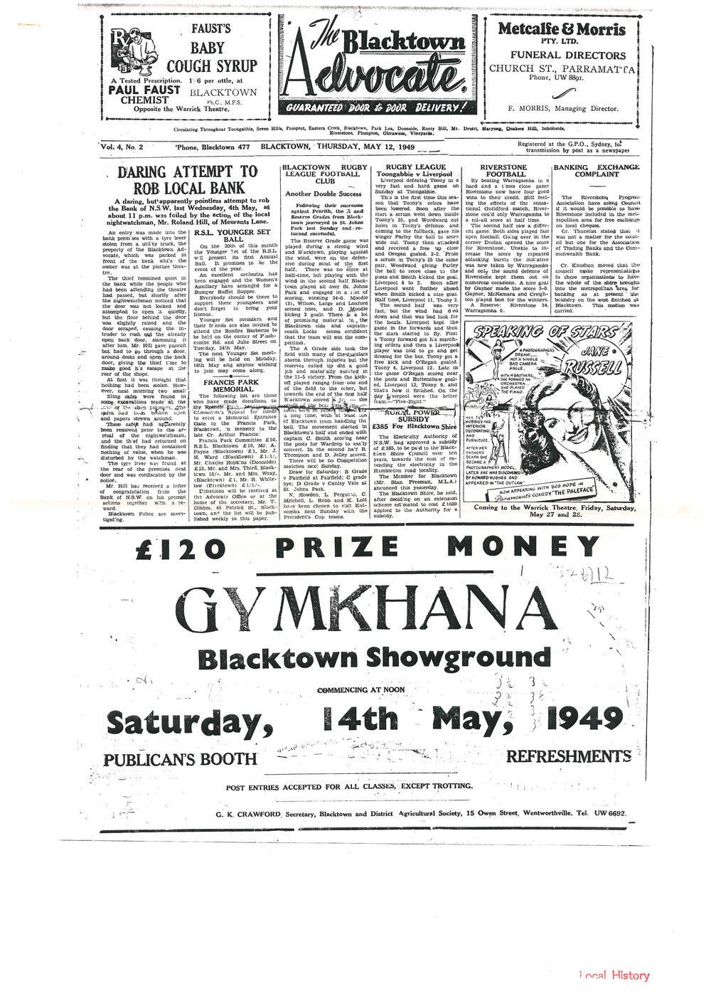 The Blacktown Advocate, 12 May 1949