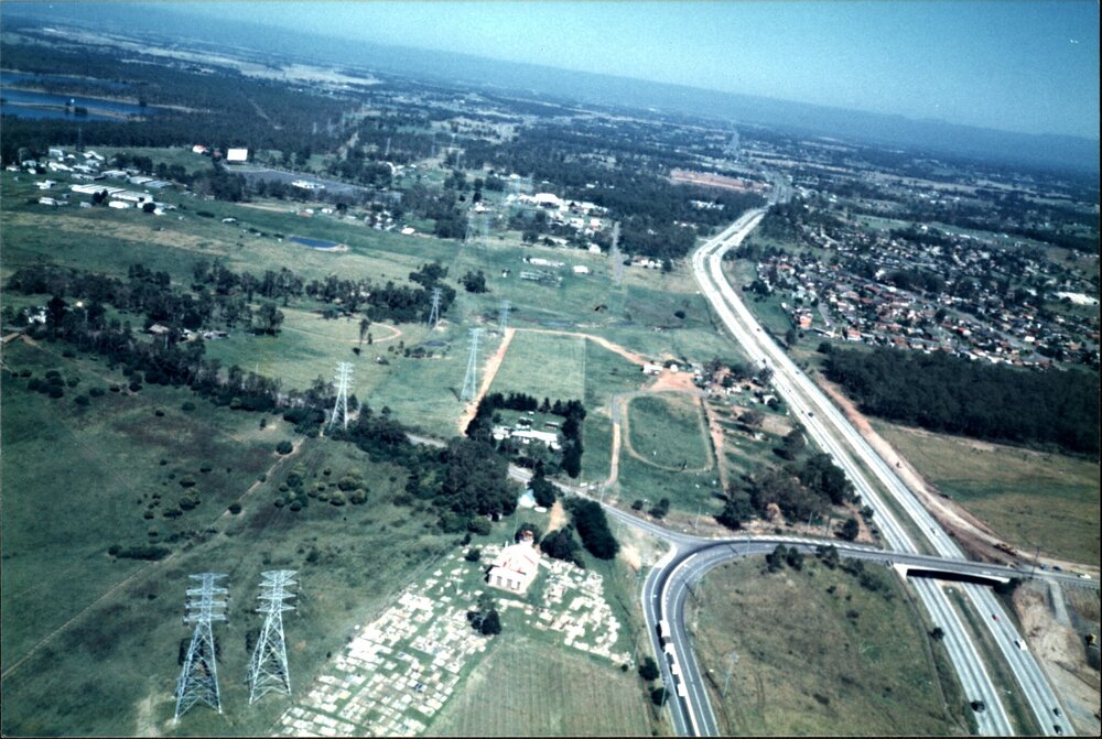 Aerial photo, Great Western Highway, Prospect
