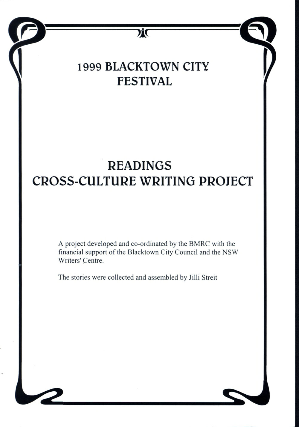 Readings Cross-Culture Writing Project