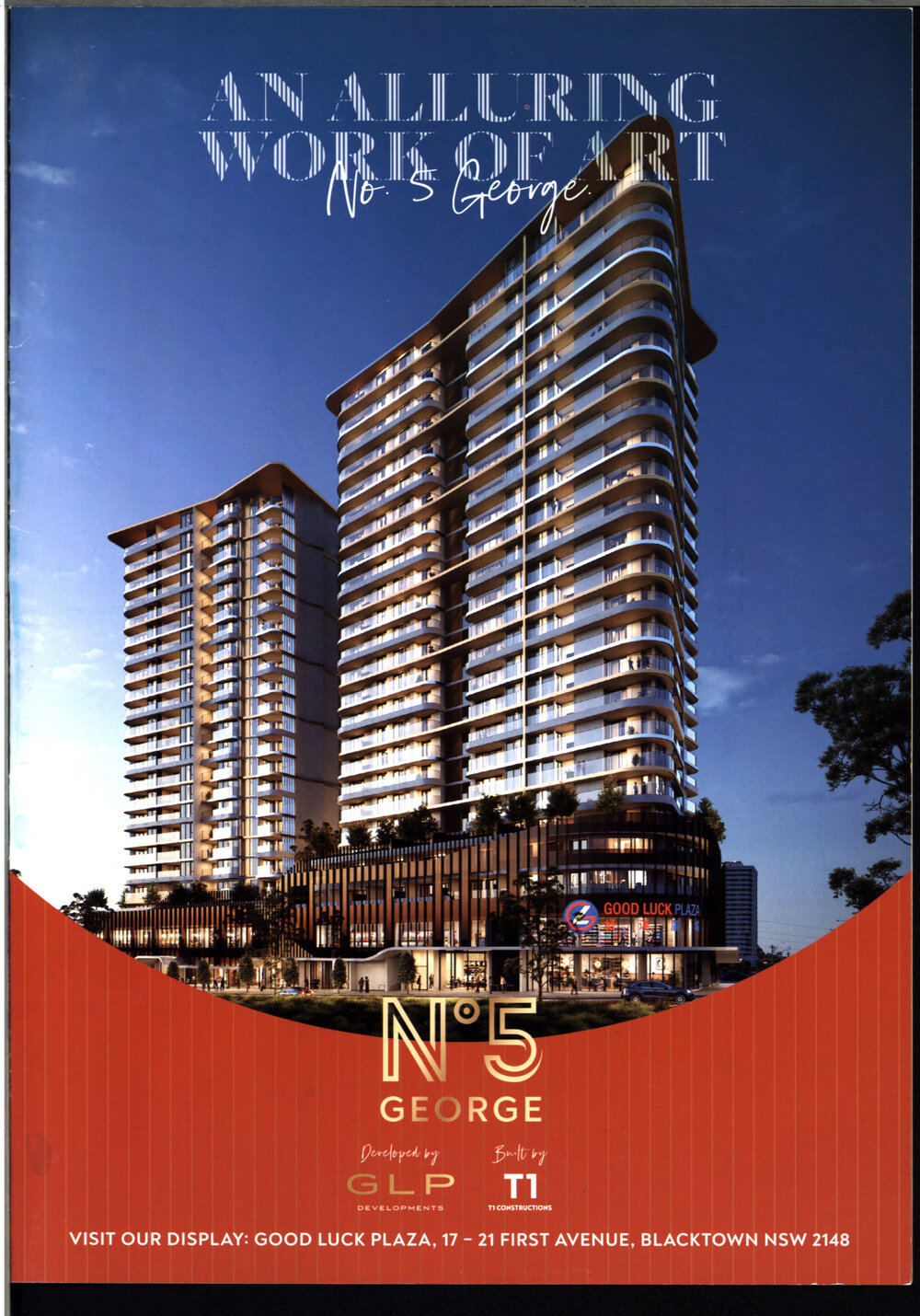 No5 George - residential tower development pamphlet