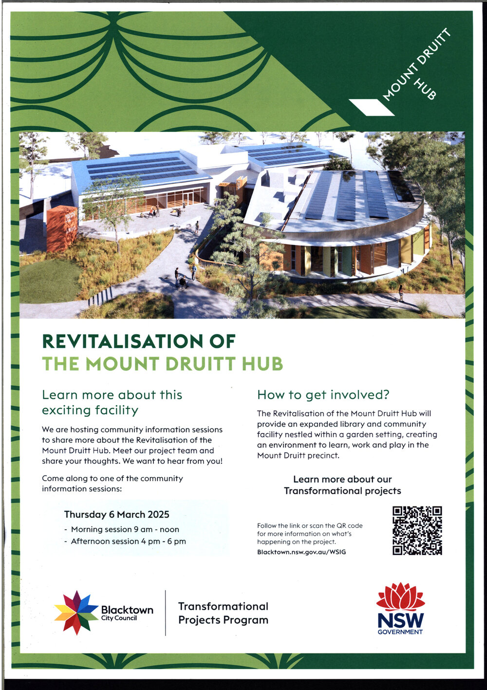 Mount Druitt hub revitalisation info session