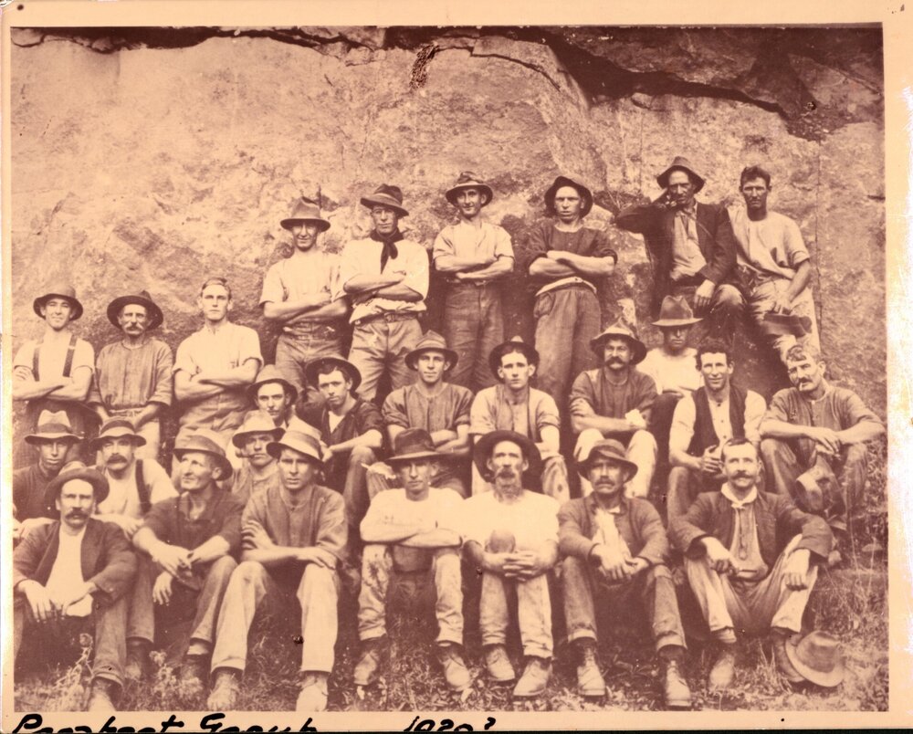 Prospect Quarry workers, c.1920s