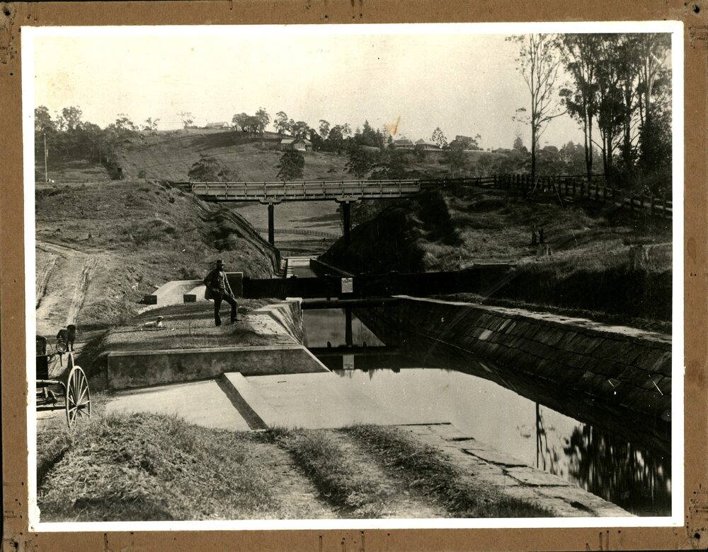 View of the canal, Upper Nepean Scheme