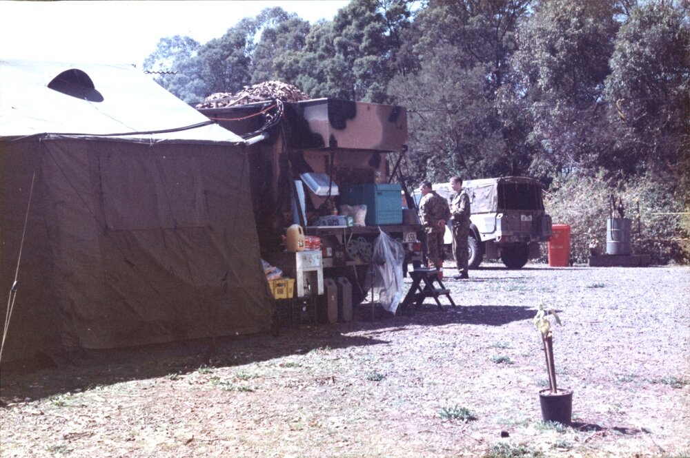 Olympics army base at Prospect Reservoir