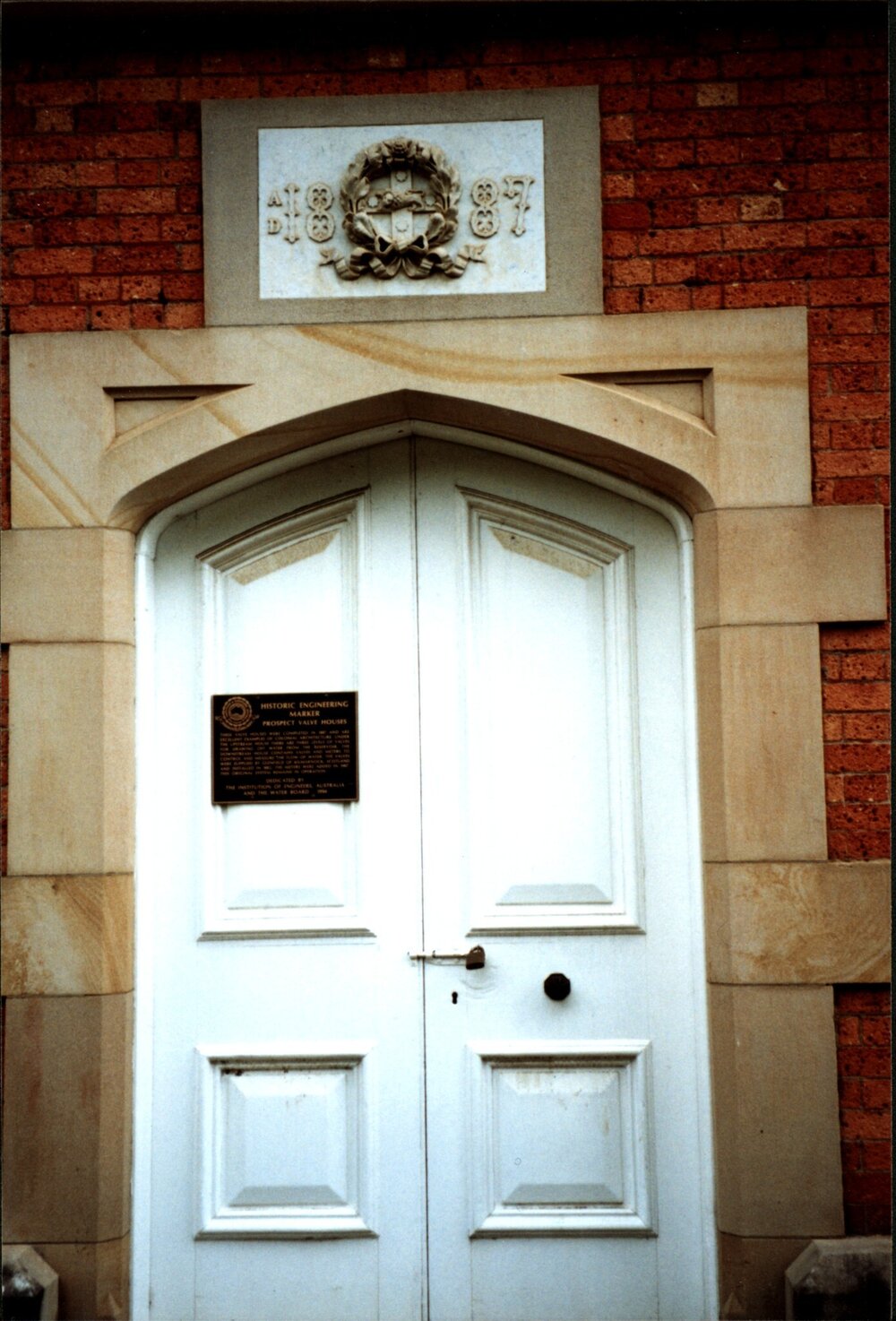 Lower Valve House entrance, Prospect Reservoir