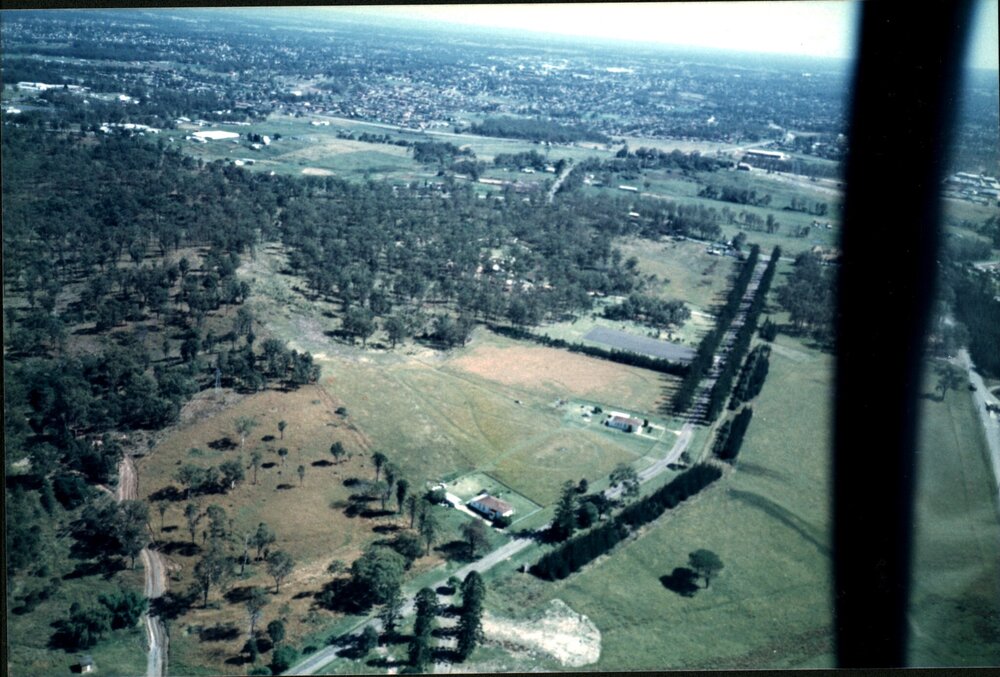 Aerial view of Prospect Reservoir grounds