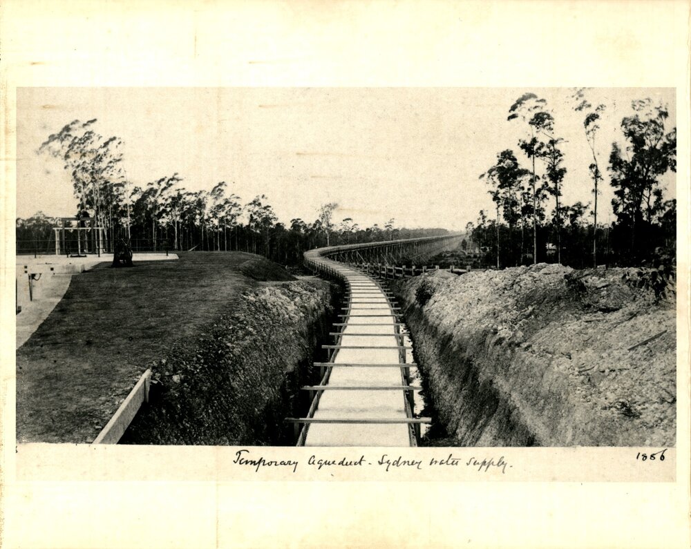 Temporary aqueduct - Sydney Water Supply