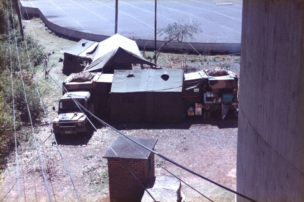 Olympics army base at Prospect Reservoir
