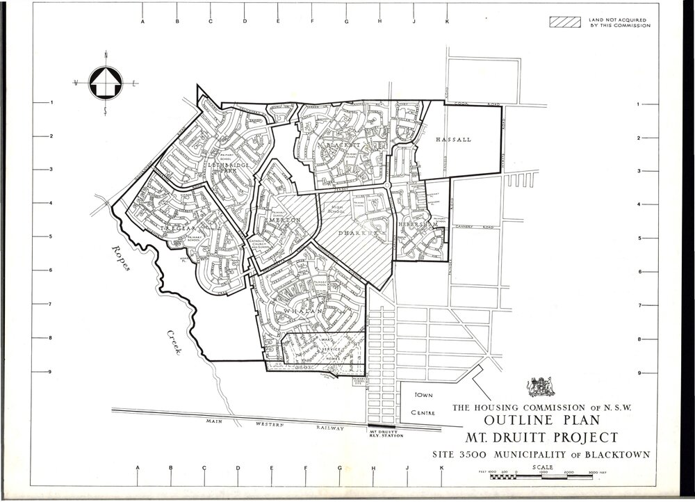 Housing Commission of New South Wales, Mt Druitt Site 3500