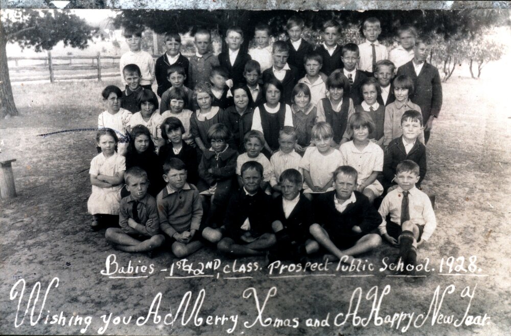 Class photograph, Prospect Public School, 1928
