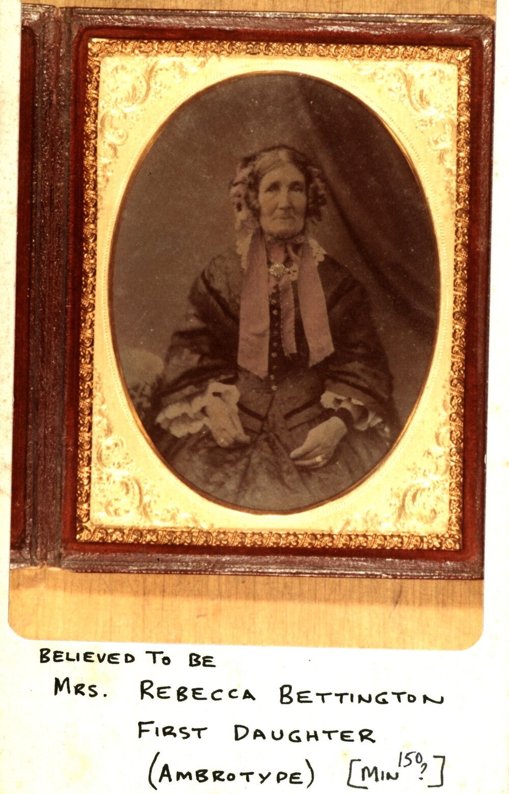 Rebecca Bettington (nee Lawson), c.1860
