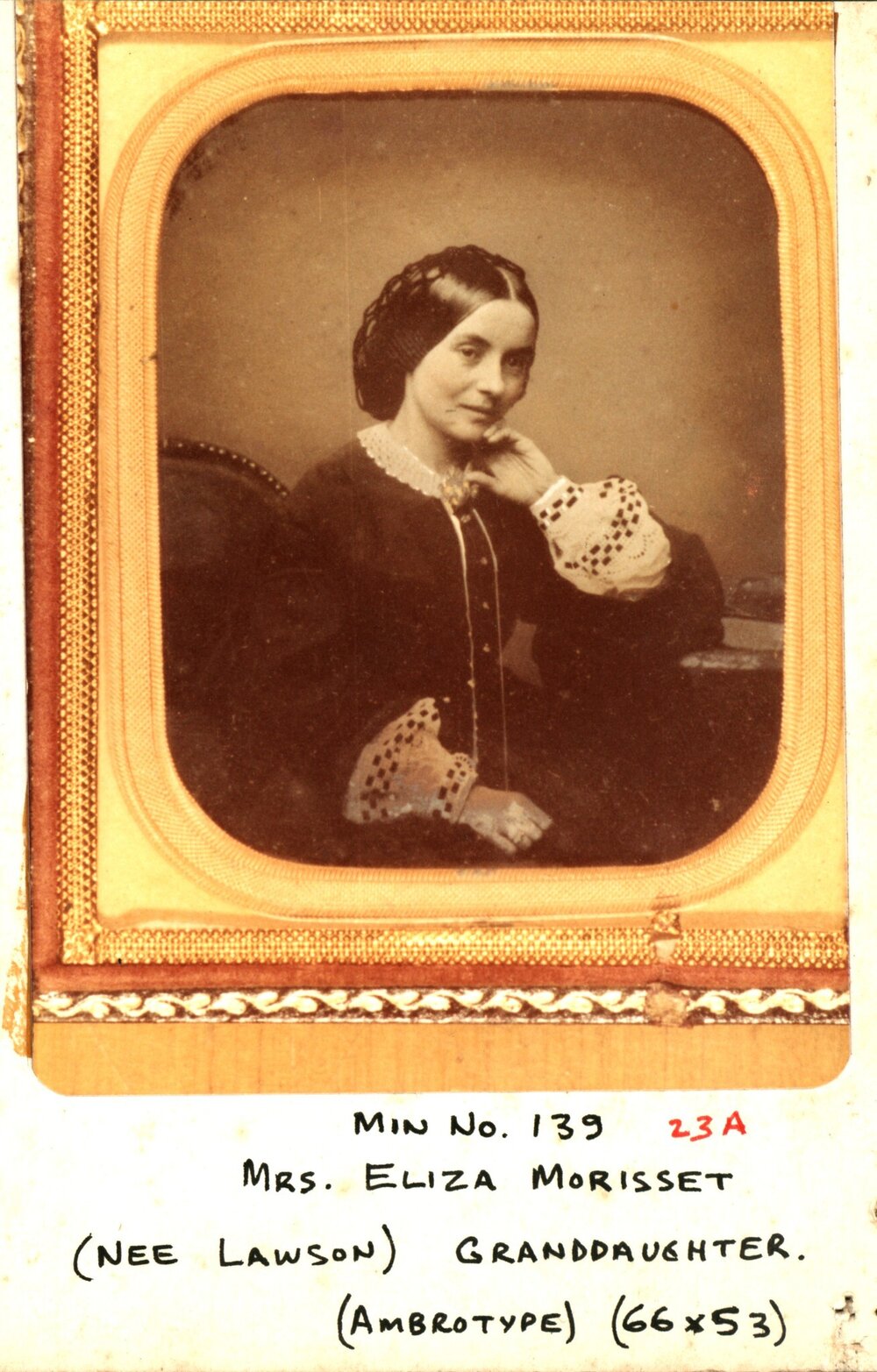 Eliza Morisset (nee Lawson), c.1860