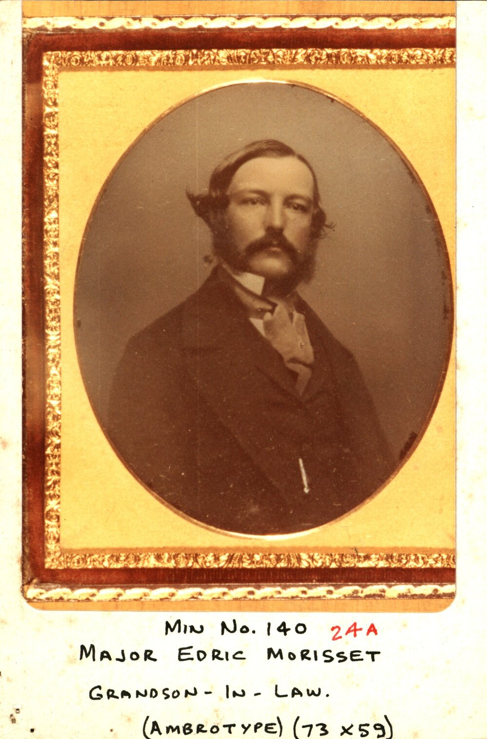 Major Edric Morisset, c.1860