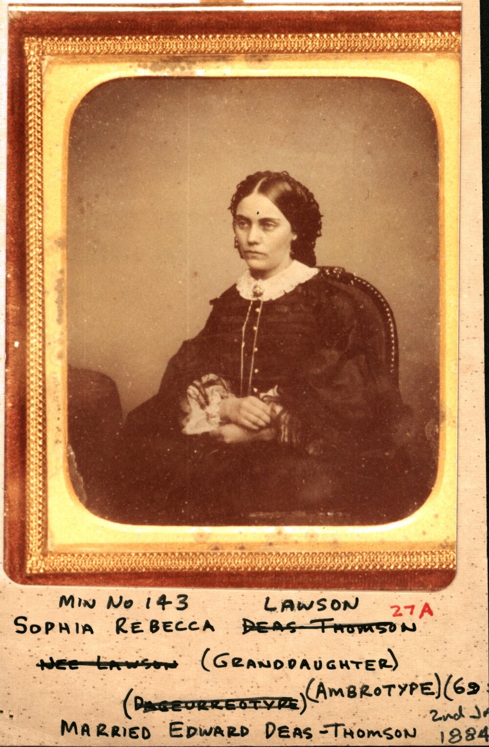 Sophia Rebecca Lawson, c.1860