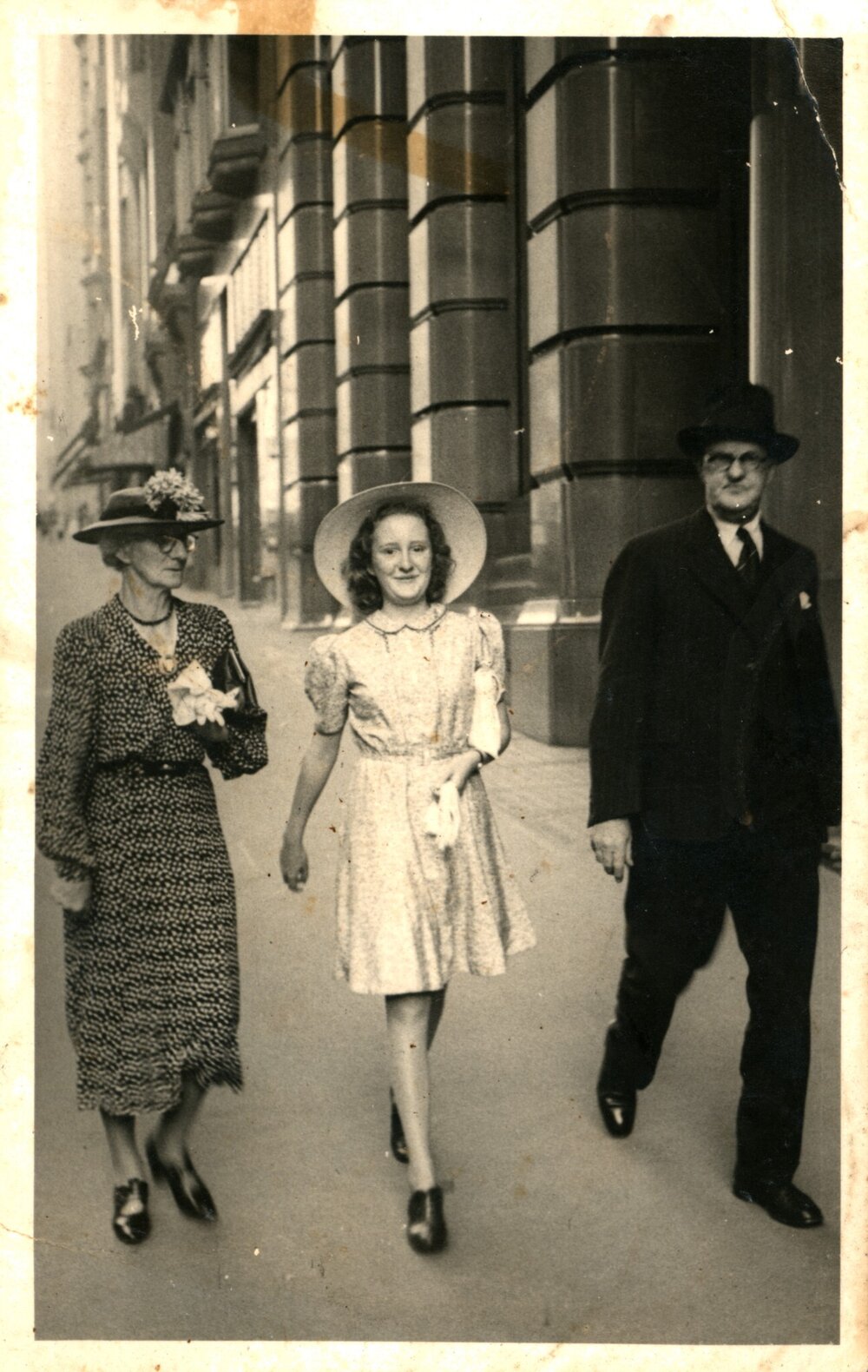 Florence, Elizabeth and Eric Beauchamp Lawson