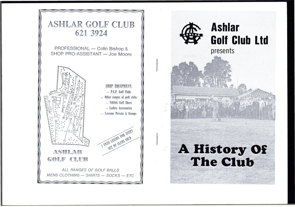 Ashlar Golf Club history, c1985
