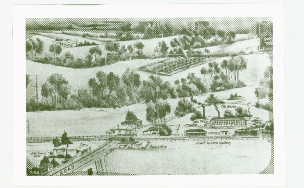 Seven Hills illustration from old poster