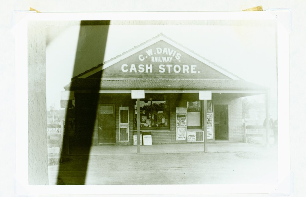 Second Davis store front view, Seven Hills, post-1918