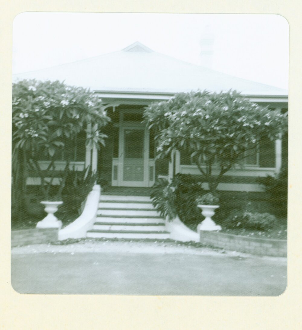 Melrose house entry steps, Grantham Poultry Research Station, Seven Hills, 1978