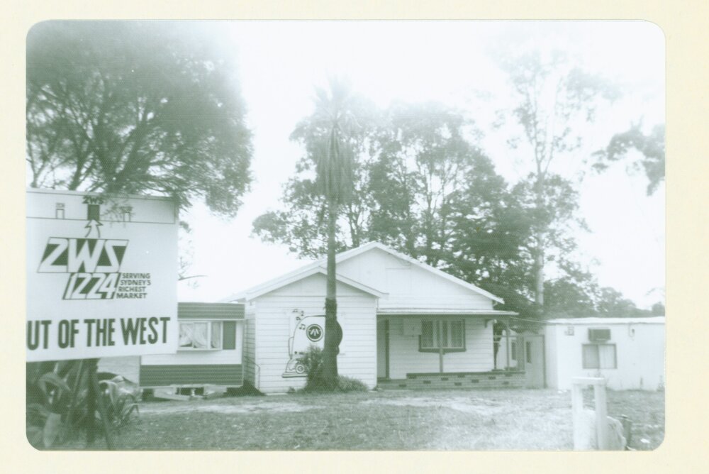 2WS first radio station, Leabons Lane, Seven Hills, 1978