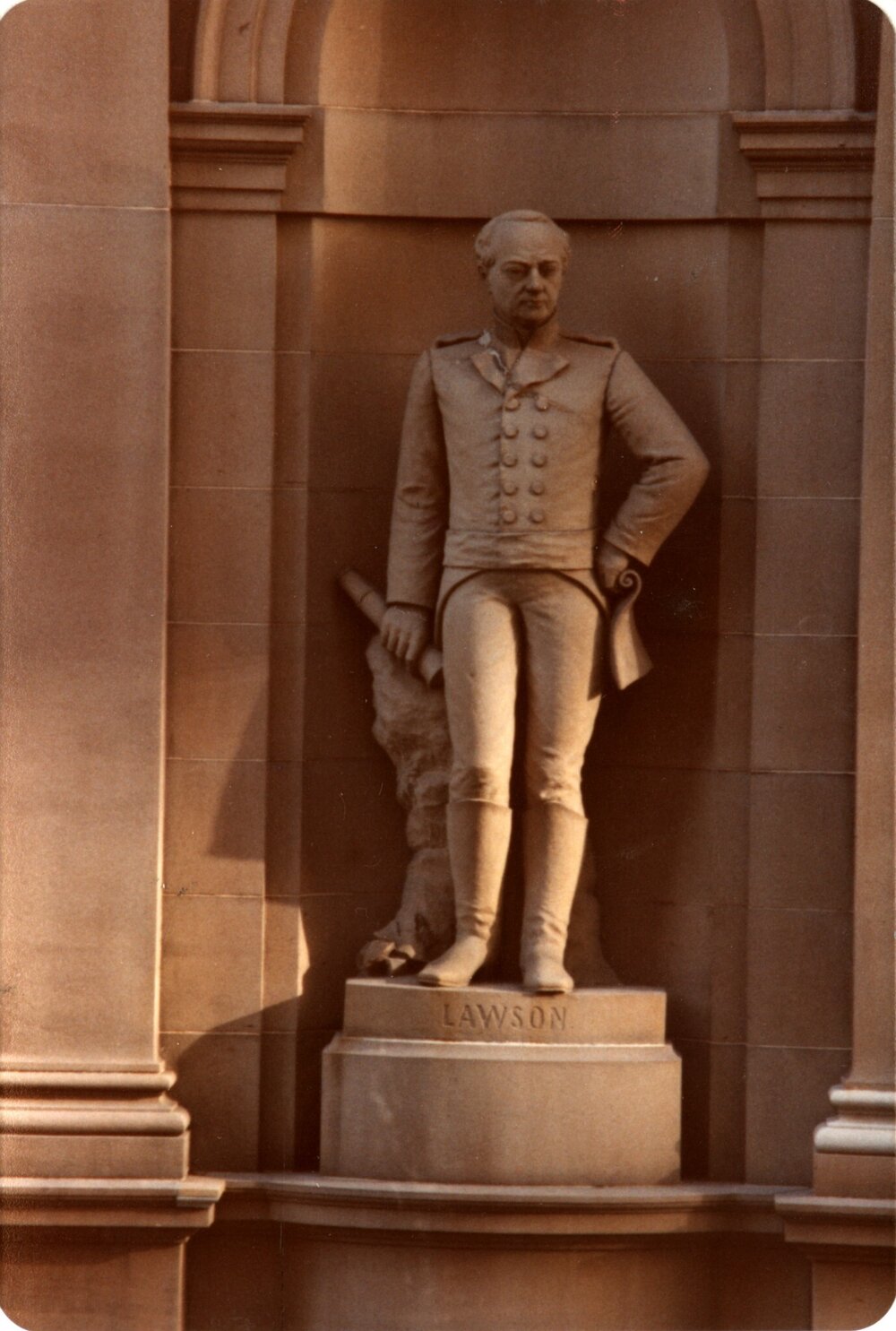 William Lawson statue, Lands Department, Sydney