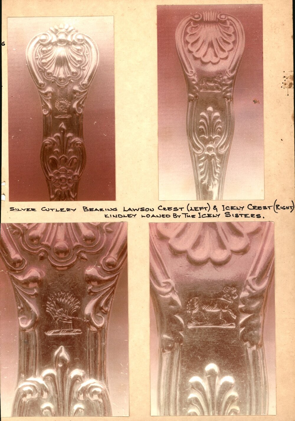Lawson and Icely family cutlery