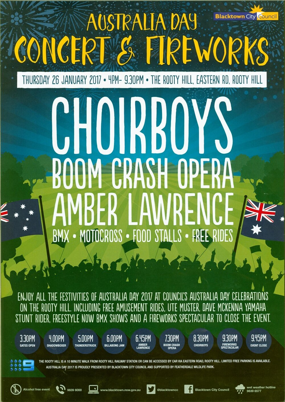 Australia Day concert and fireworks, Rooty Hill, 2007
