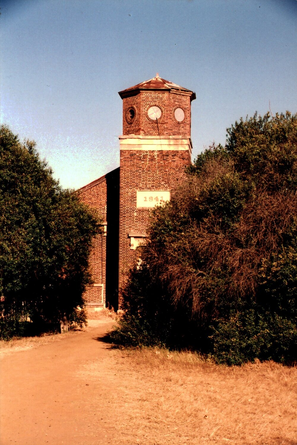 St Bartholomew's Church before the fire, 1989