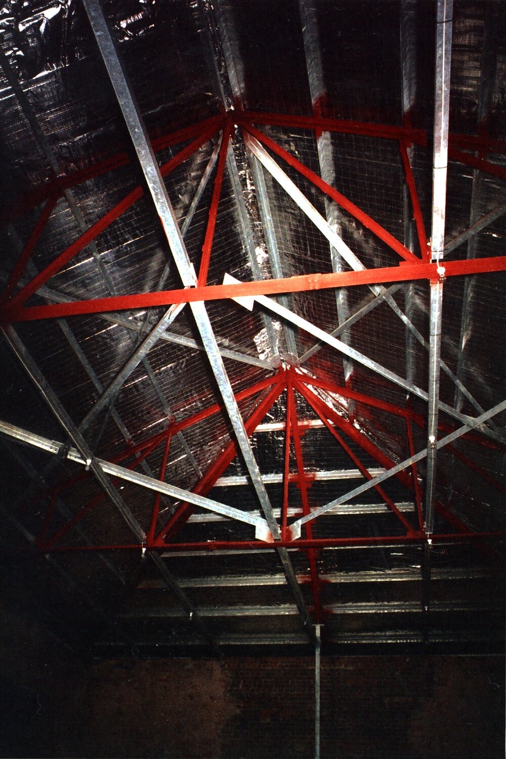 St Bartholomew's Church steel trusses, 1996