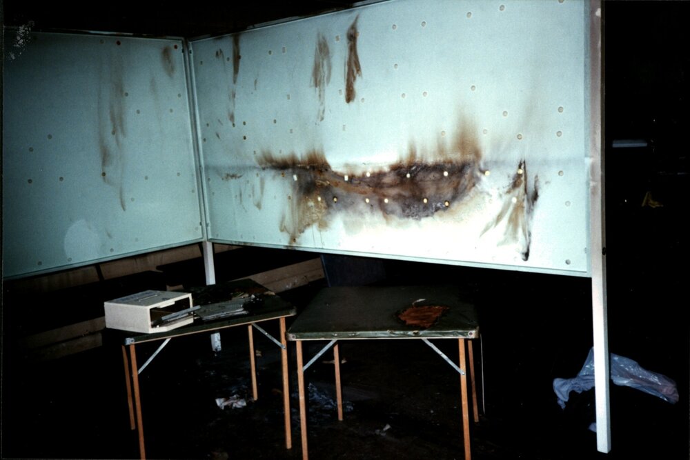 St Bartholomew's Hall fire damage