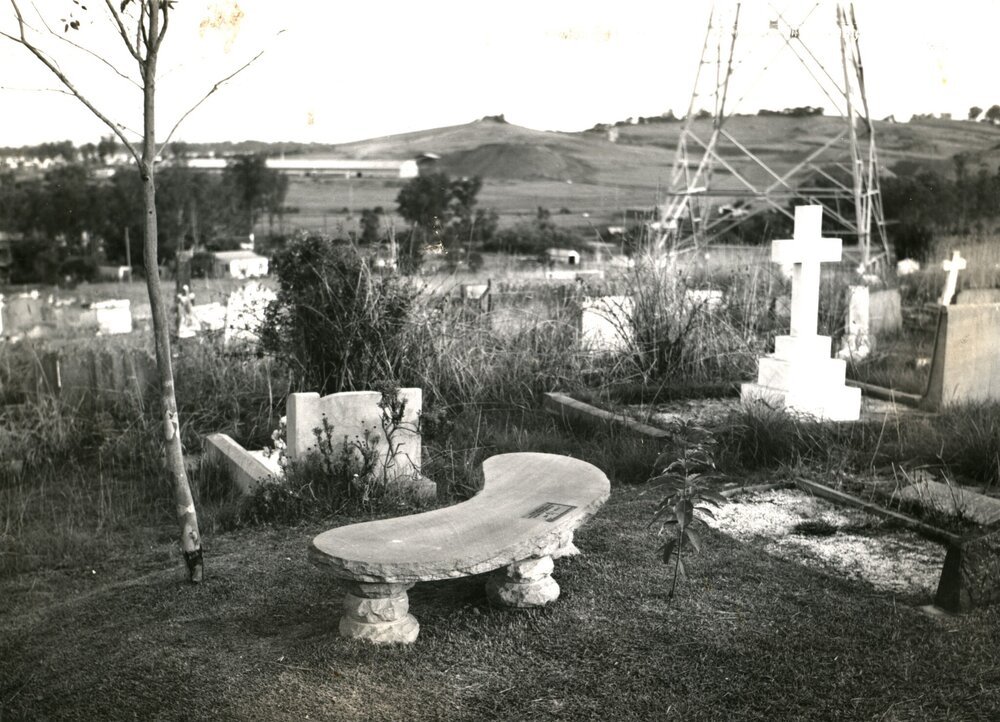 Dr Aitkens memorial seat, St Bartholomew's, Prospect