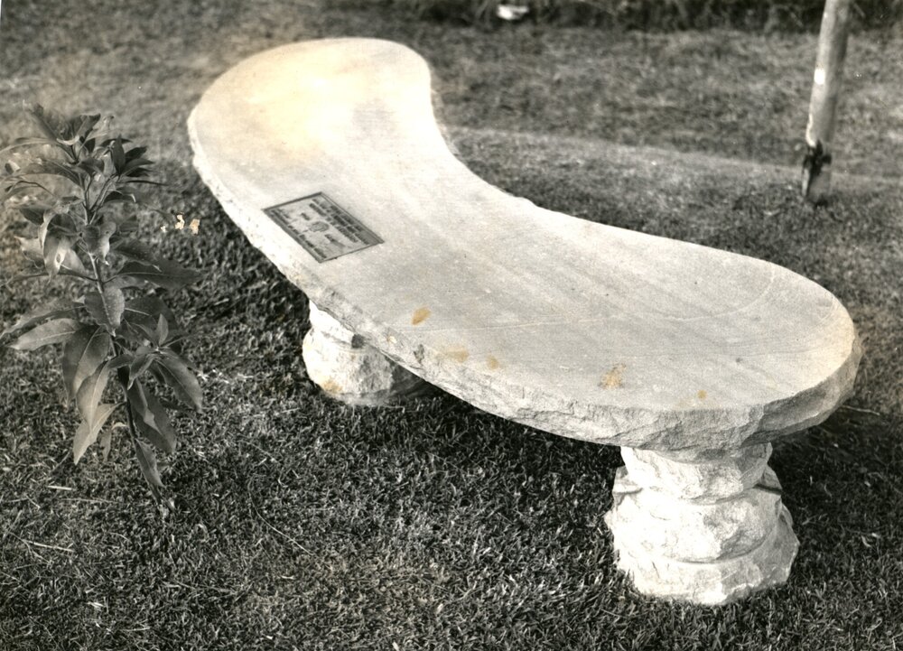 Dr Aitkens memorial seat, St Bartholomew's, Prospect