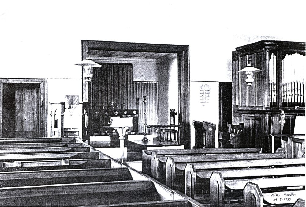St Bartholomew's interior, 1937