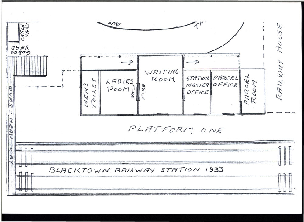BTN railway station floorplan 1933