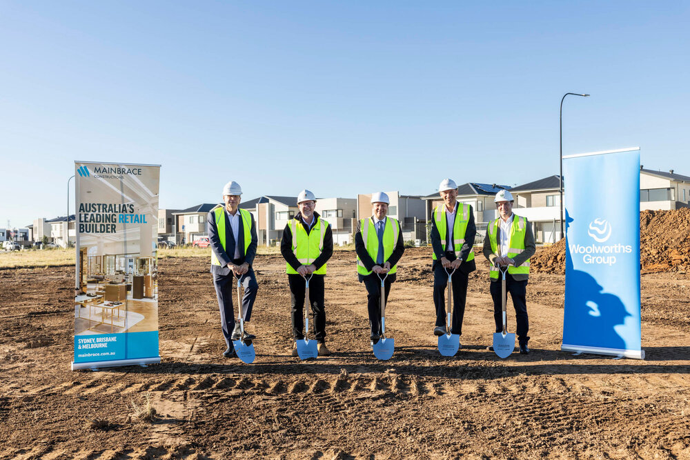 Turning the Sod for Woolworths, Melonba