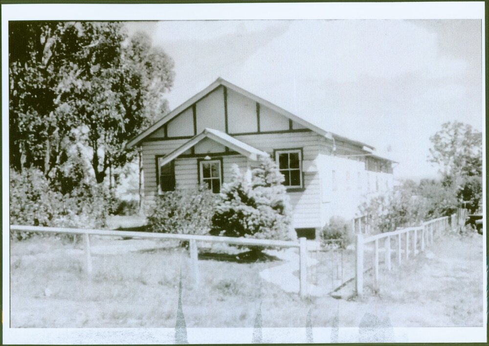 Blacktown Baptist Church, front view, c1955-1956