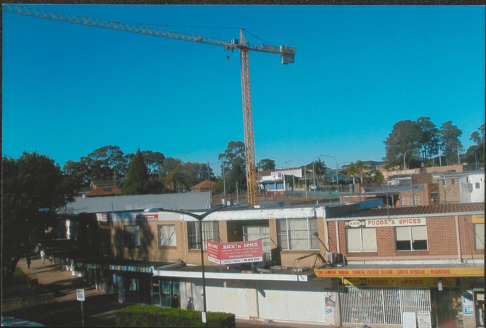 Seven Hills from railway station overpass, 2013