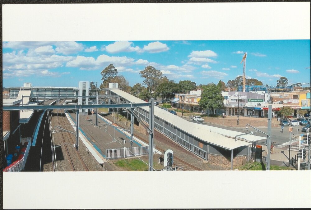 Seven Hills from Prospect Highway overpass, 2017
