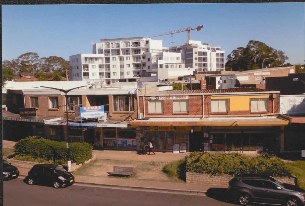 Seven Hills from railway station overpass