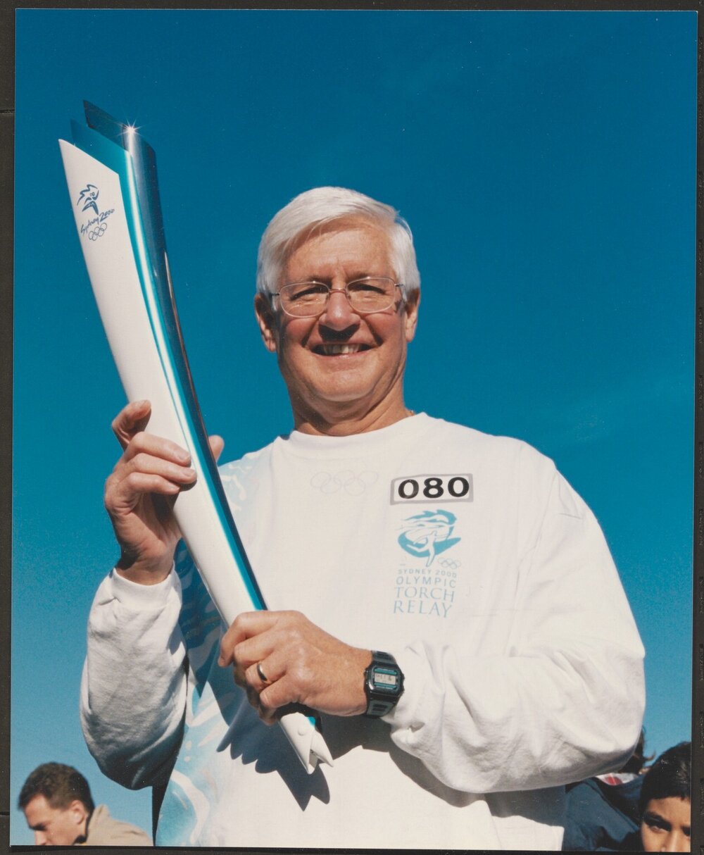 Torch relay runner, Sydney 2000 Olympics