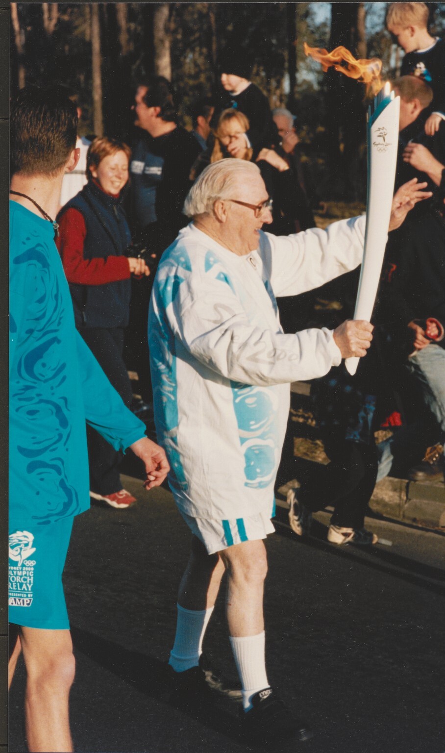 Torch relay runner, Sydney 2000 Olympics