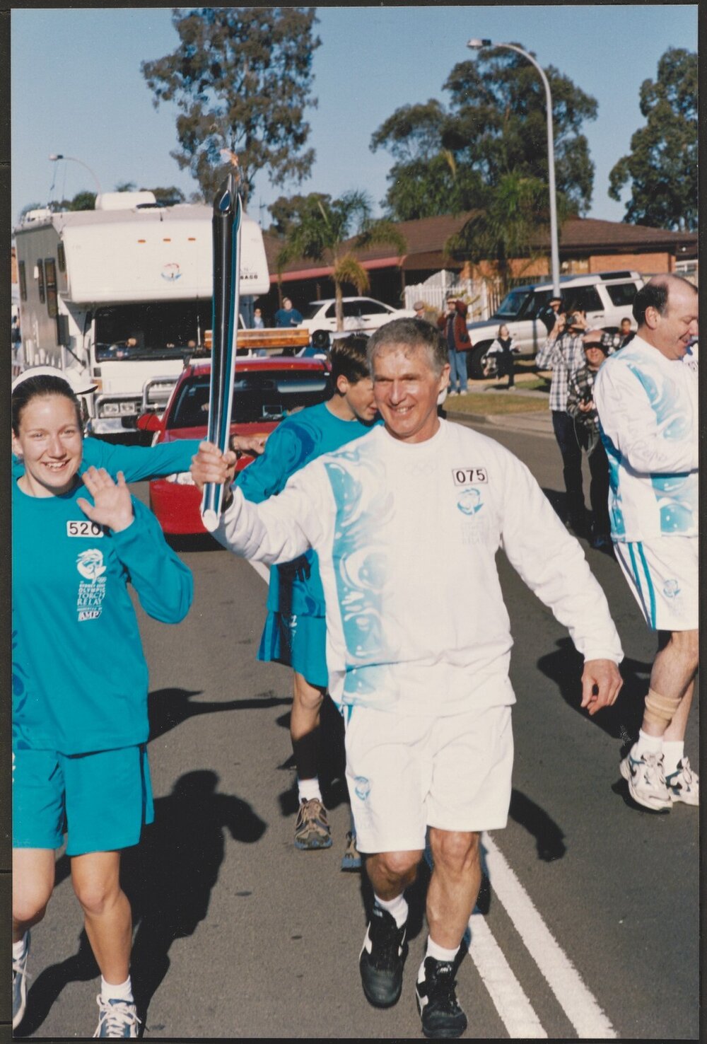 Torch relay runner, Sydney 2000 Olympics
