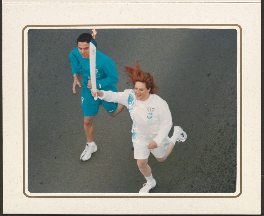 Torch relay runner, Sydney 2000 Olympics