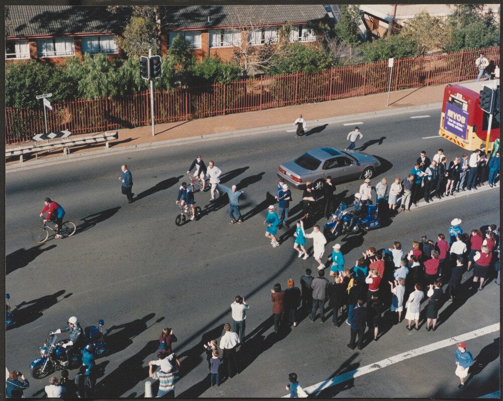 Torch relay runner, Sydney 2000 Olympics